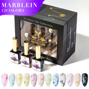 WATER MARBLE INK BLOOMING GEL POLISH SET