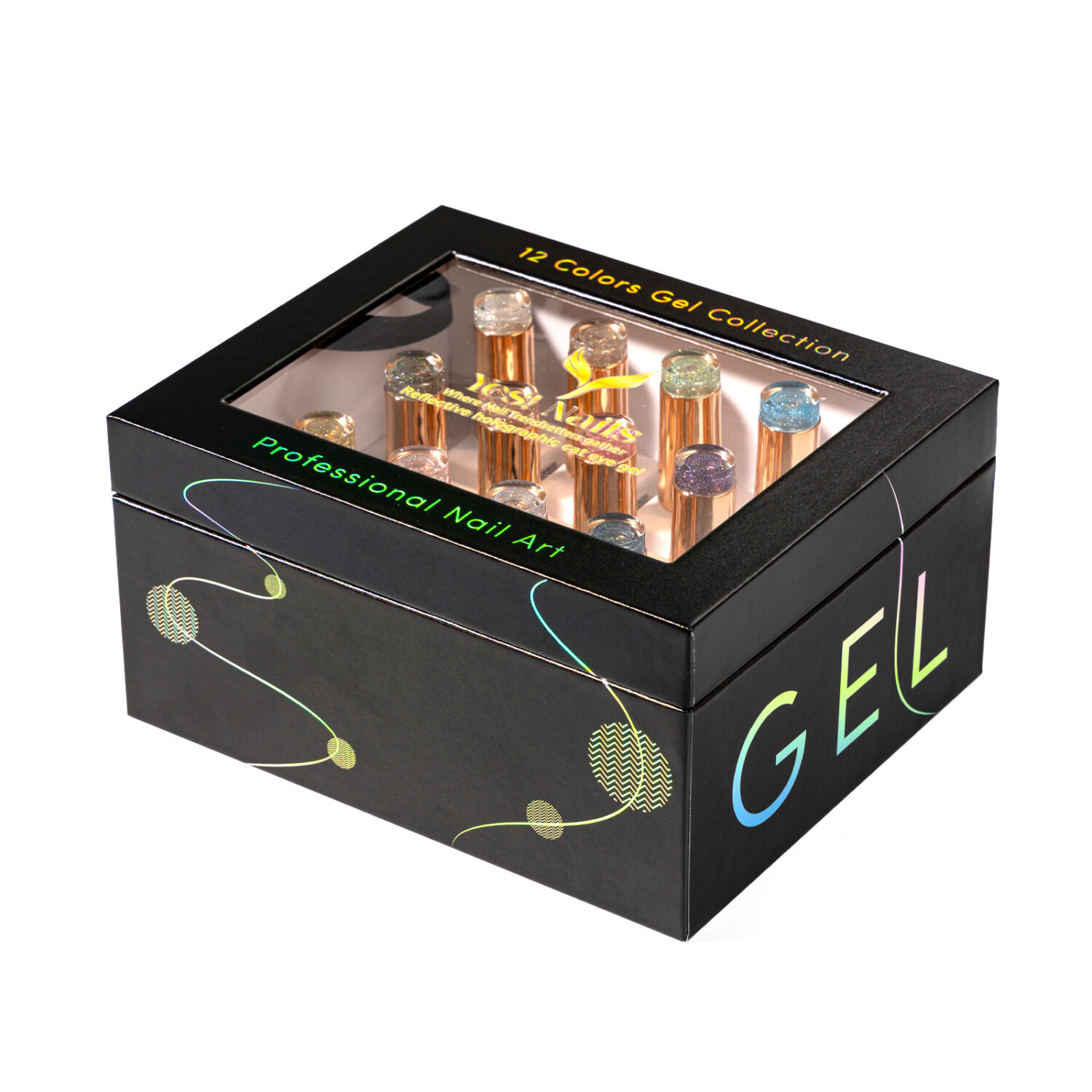Alternative view of LASER EFFECT REFLECTIVE HOLOGRAPHIC CAT EYE GEL COLLECTION
