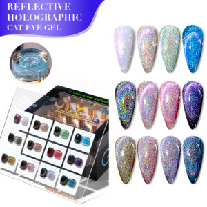 LASER EFFECT REFLECTIVE HOLOGRAPHIC CAT EYE GEL COLLECTION