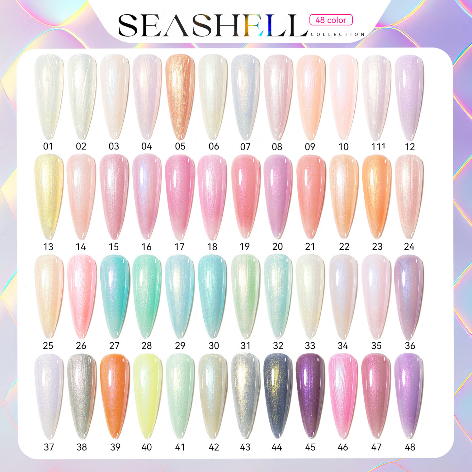 Alternative view of GEL POLISH - SEASHELL  COLLECTION