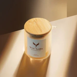 MASSAGE OIL CANDLE JAR – with Lid