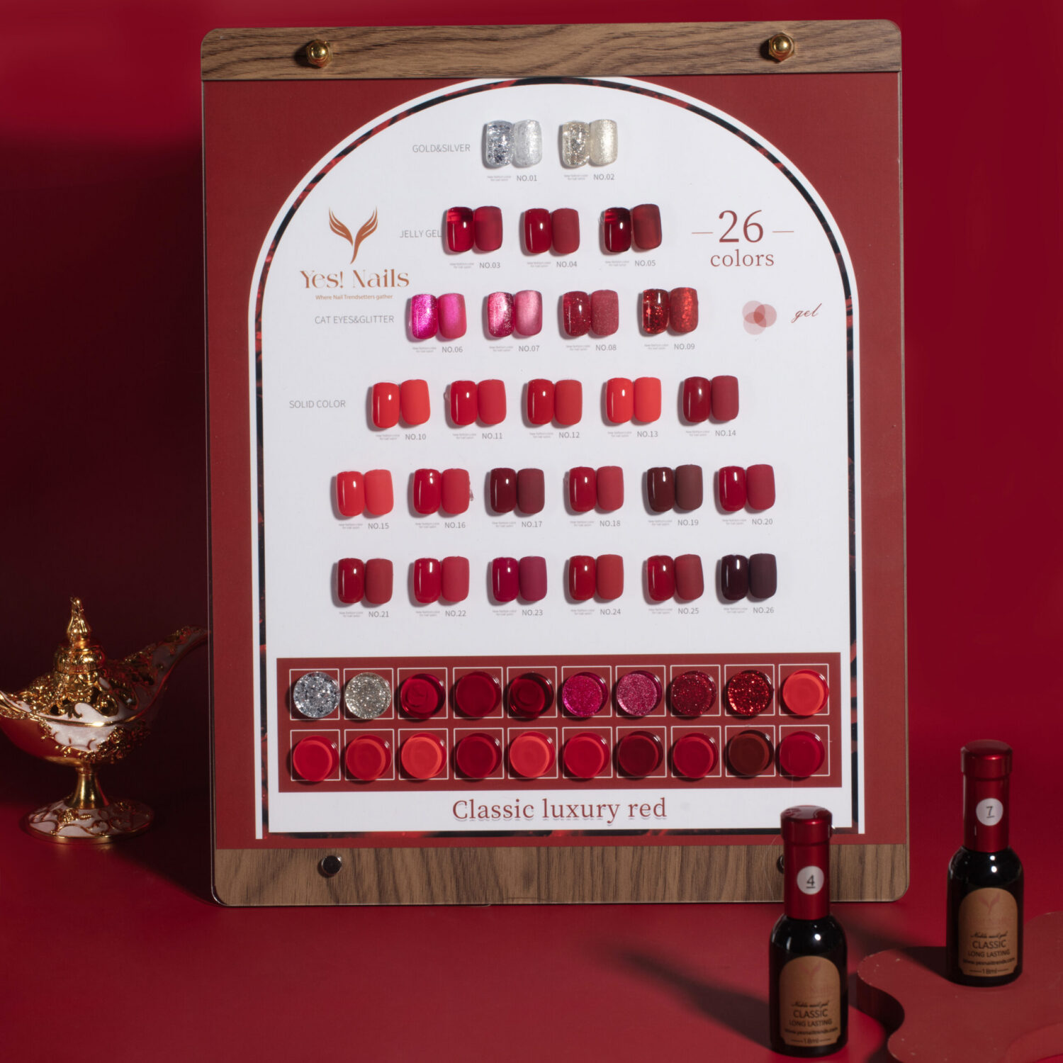 Alternative view of RED LUXE ROYAL Gel Polish Collection