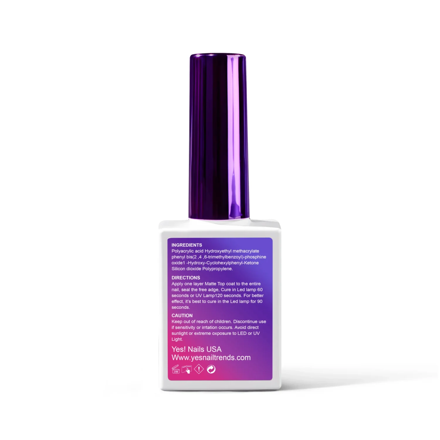 Alternative view of VELVEL MATTE TOP COAT NON WIPE