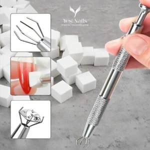 Alternative view of 4-Claw Sponge Grabbing Pen – Nail Art Ombre Tool