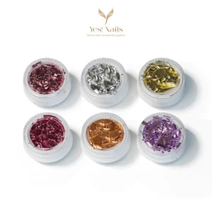Metallic Foil Flakes – Nail Art Decoration Set