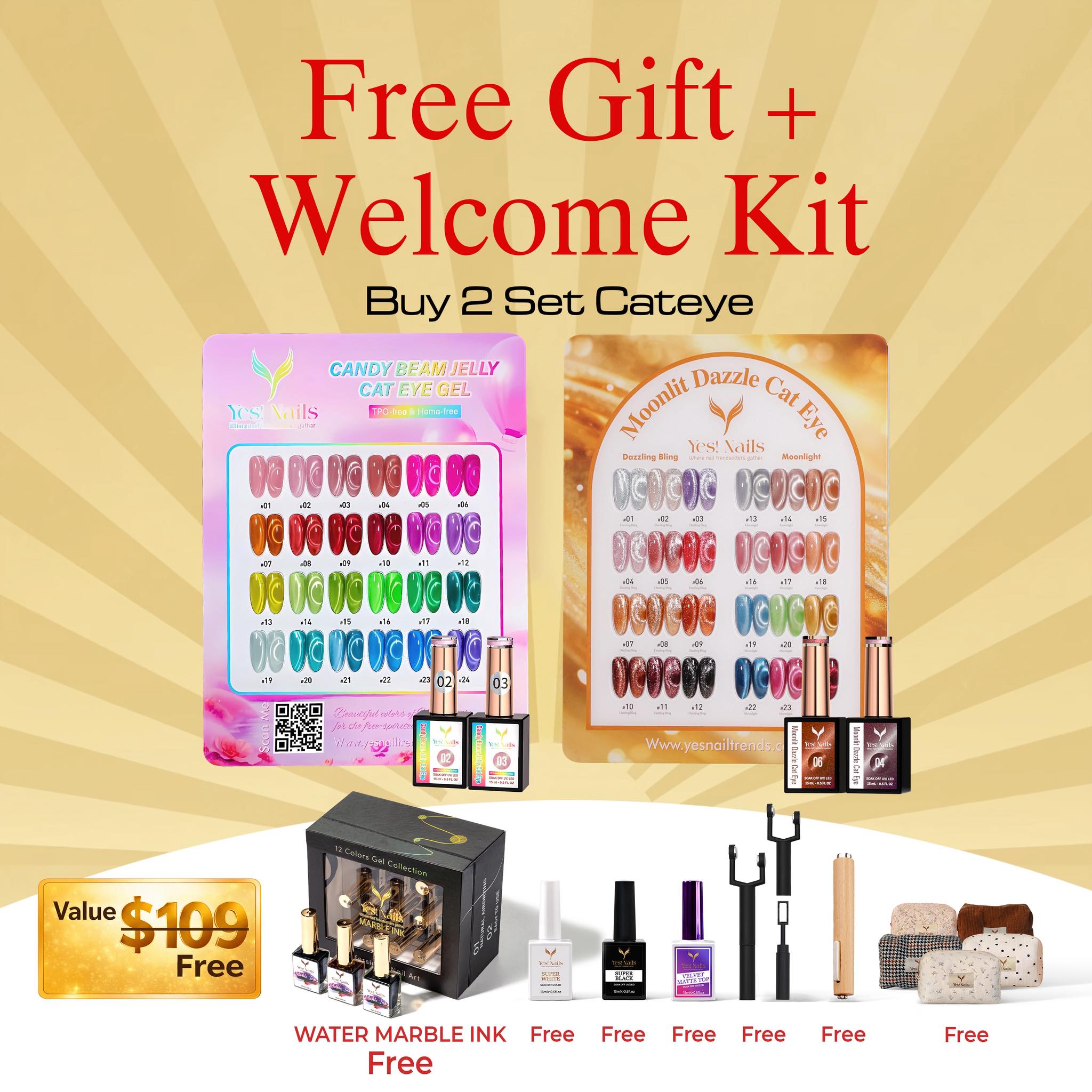Buy 2 Set Cateye Combo