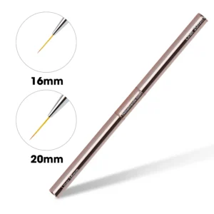 DOUBLE LINER NAIL ART BRUSH - 16mm & 20mm