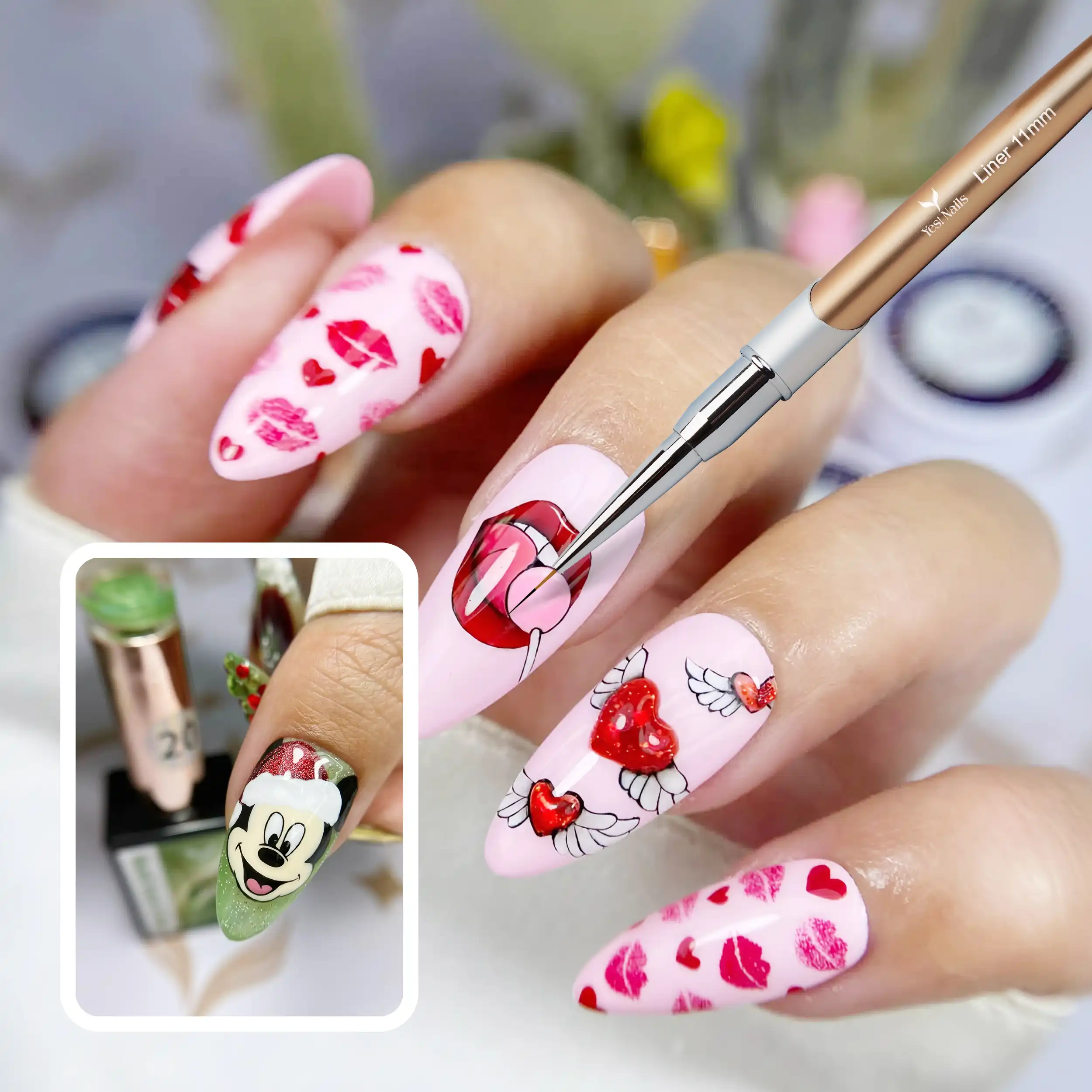 LINER NAIL ART BRUSH - 11mm - Image 2