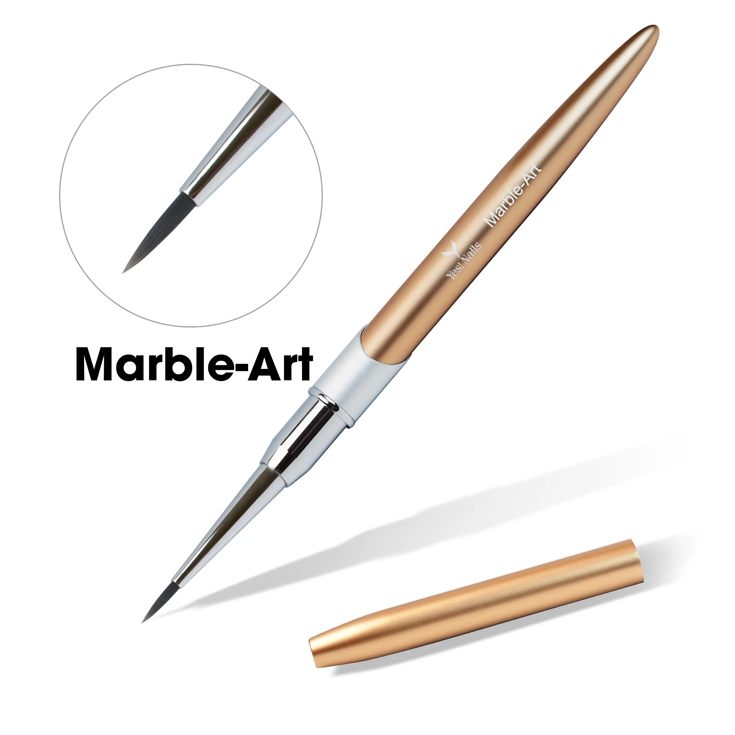 MARBLE & 3D FLOWER NAIL ART BRUSH
