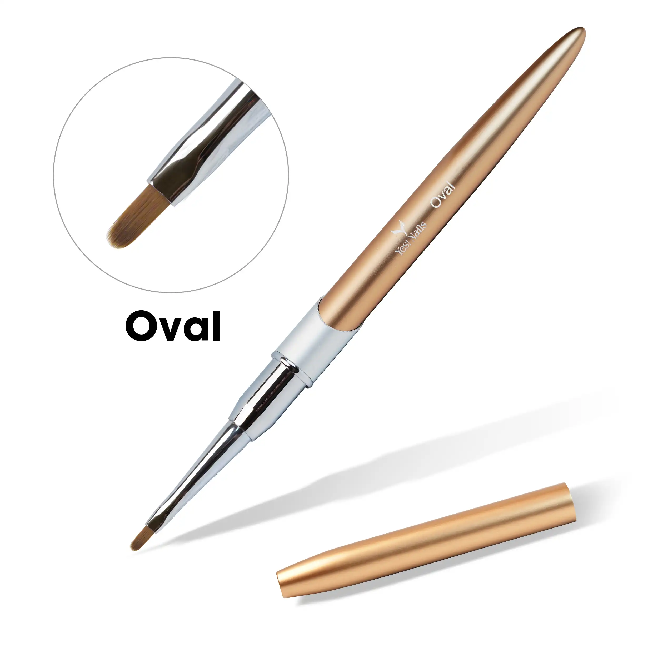 MINI OVAL NAIL ART BRUSH - 6mm