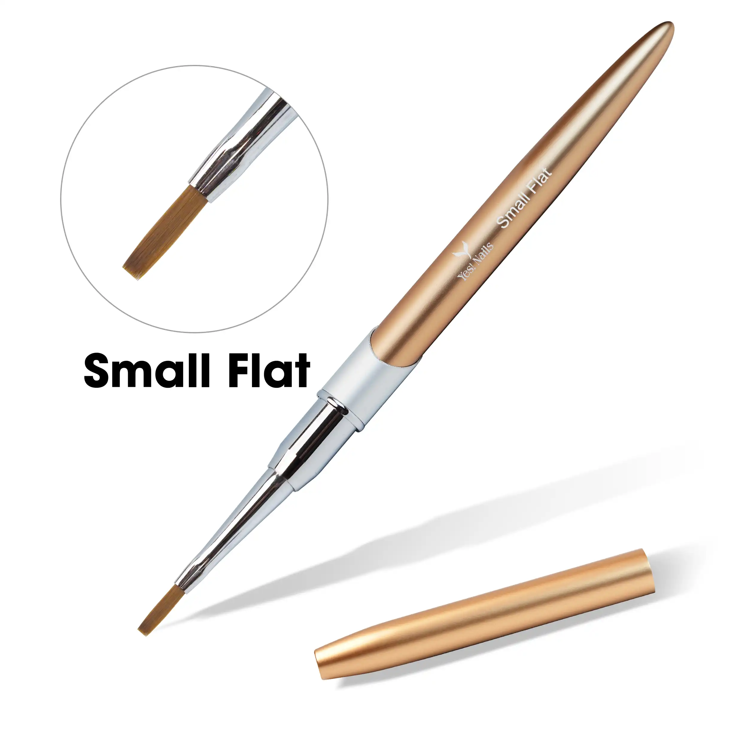 SMALL FLAT NAIL ART BRUSH