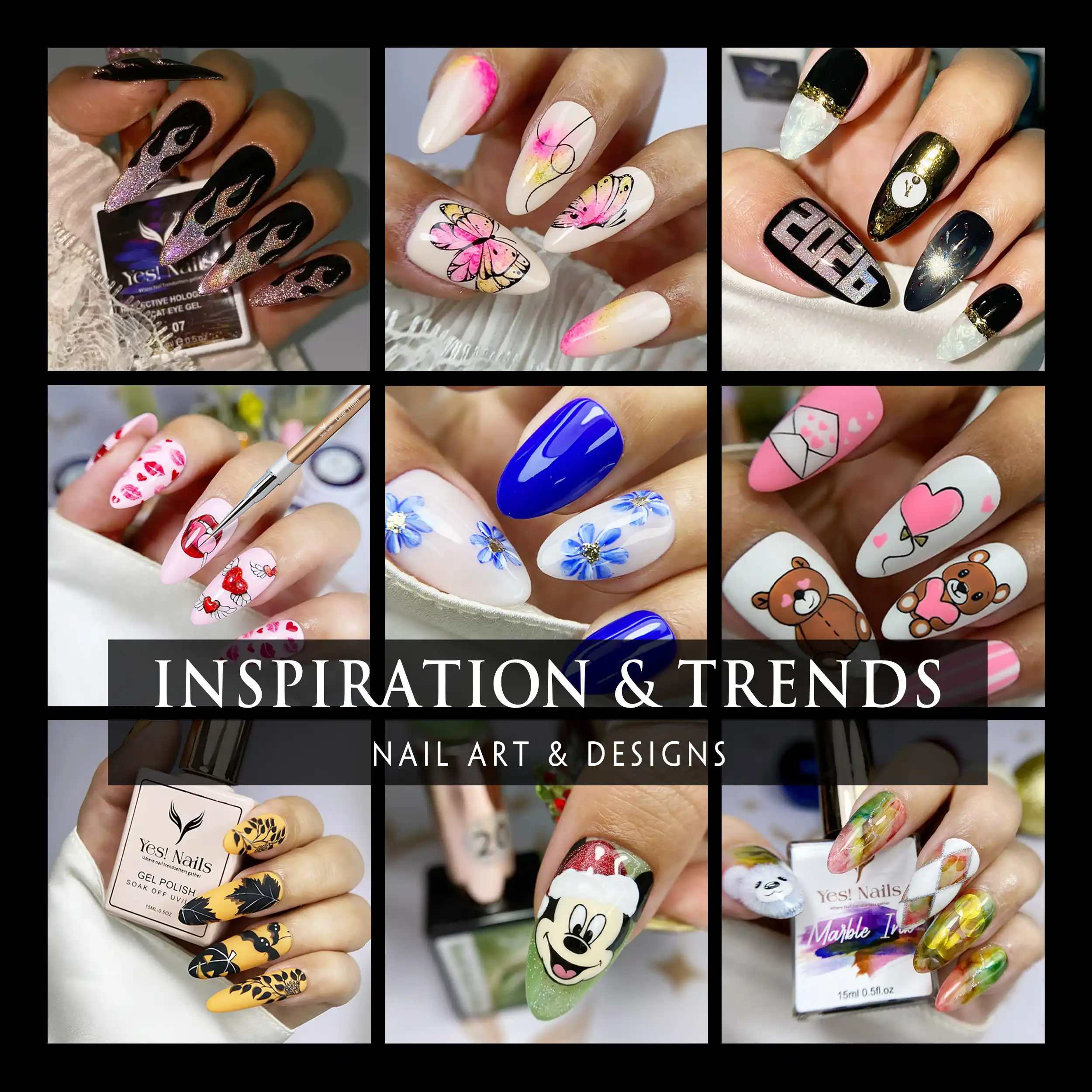 10 NAIL ART BRUSHES SET - Image 2