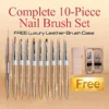 10 NAIL ART BRUSHES SET - Image 2